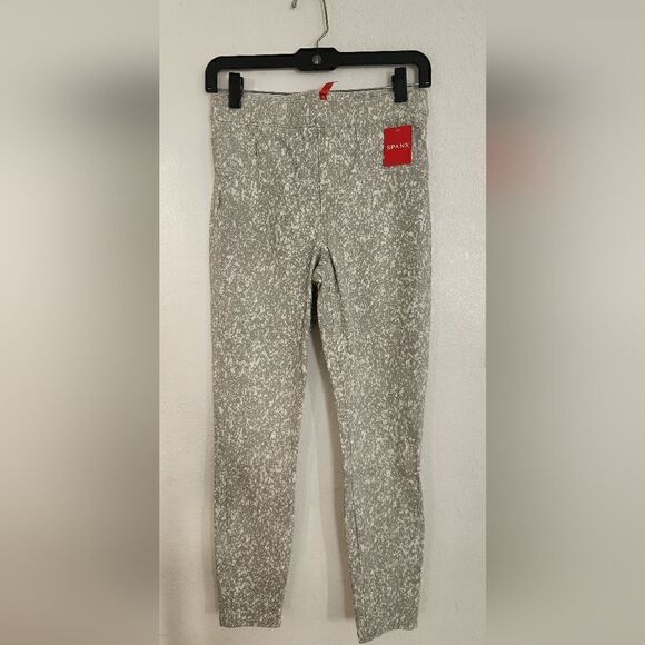 Spanx Ankle Jean-ish Leggings Speckled Gray Size Small - Picture 11 of 11